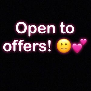Open to offers :) I will accept or counter! ❤️